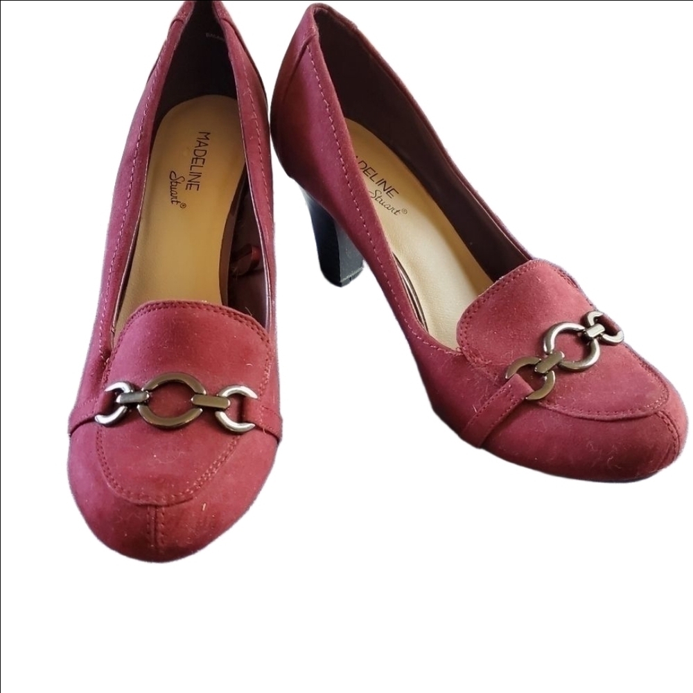 Madeline Stuart Burgundy Heels